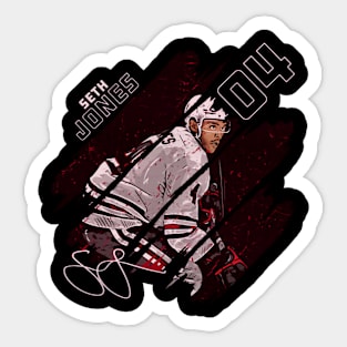 seth jones stripes Sticker